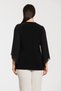 Large Size Women's Blouse with Sprinkled Stone Motifs - 4