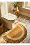 Lunaloop Half Moon Jute Doormat Handmade Front Door Bath Balcony Rug Caravan Boat Home Decoration - 6