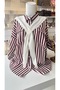 Linen Shirt with Pocket Detail and Scarf Decoration