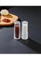 2 Pieces Crystal Mica Salt and Pepper Shakers (Not Glass) - 2