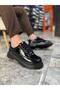 Kb-702 Charcoal Patent Leather Casual Men's Shoes - 3