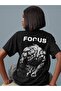 Design Focus Bodybuilding Fitness Back Printed Unisex Oversized Athlete T-Shirt - 3