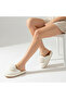Women's Plush House Slippers Non-Slip Silent Sole Winter Comfortable Pompom Slippers - 4
