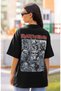 Iron Maiden Rock Metal Music Band Back Printed Unisex Oversized T-Shirt - 3