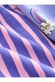 Purple Striped Floral Hooded Sweatshirt and Loose-Leg Sweatpants Set - 6