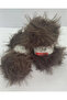 Swan Feather Plush Knitting Yarn Set of 4 – Soft, Bulky, for Blankets and Large Knitting Projects