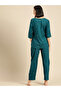 Women 3/4 Sleeves Top and Pyjama Set - 3