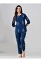 Women Printed 3/4 Sleeves Top and Pyjama Set - 6