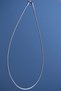 Steel Flat Snake Necklace - Standard Size 55 cm 3 mm Silver Color |   Non-Tarnishing, Unisex, 2 Years Warranty - 4