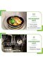 150 Pack Compartment Round Black Base with Lids Food Storage Container - 6