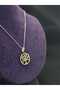Tree of Life Model Life Tree Luck Abundance Prosperity Symbol Stoneless Design Daily Use Steel Necklace - 2