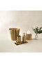 Geometric Textured Waste Bin - 4