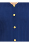 Plus Size Ribbed Knit Button Detail Midi Dress - 4