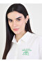 White Tennis Club Long Sleeve Oversized Shirt - 3