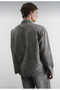 Gi̇esto oversize effect velvet shirt - 2