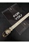 Antique Women's Trouser Belt with Oval Buckle, Coat Belt, Shirt Belt, Dress Belt - 3