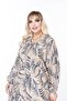 Women's Long Sleeve Summer Plus Size Dress - 2