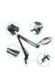 10X Magnifying Glass with Led Light - Tabletop Foldable - Lamp 3 Color Modes Adjustable - 3