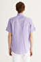 Lila Keten Slim Fit Slim Fit Buttoned Collar Shirt - 6