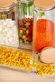 Lignora 12-Piece Glass Jar Set with Wooden Lid, Vacuum Lid Legume Set 1500 ml - 3