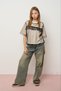 Girl's Single Jersey Tulle Ruffle T-Shirt