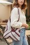 - Emine 9106 9584 Hand Knitted Beaded Detailed Bag / 36 cm - 35 cm