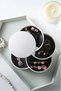 Ornela 4-Compartment Jewelry Organizer, Jewelry and Accessories Storage Box with Sponge, White - 2