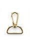 2.5 cm Wire Hook Light (Gold) - Metal Bag and Wallet Hanger Clip - 5 Pcs - 2