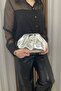 Women's Silver Handbag - Long Strap - Trend Model - Fibag - 4