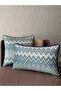 Chevron-114 Double Combination Throw Pillow Cover 43X43