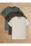 3-Pack Crew Neck Basic T-Shirt