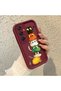 Samsung Galaxy A25 Compatible Camera Protected Cat Pattern Soft Silicone Phone Case