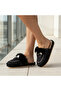 Women's Plush House Slippers Non-Slip Silent Sole Winter Comfortable Slippers - 6