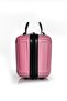 Altuğ Model Dusty Rose Color Abs Makeup Bag Hand Luggage - 3