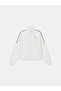 Gj Off-Shoulder Scuba Tracksuit Women's White Sweatshirt W6Rq10Kd122-G011 - 5