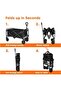 Compact Folding Wagon Trolley with Strong Load Support, Smooth Mobility Wheels, Breathable Fabric St - 6