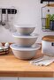 Galaxy 3-Piece Storage Container Set with Lids, Modern Storage Container Set - 1L, 2L and 3L Capacity