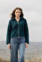 Zippered Knitwear Cardigan - 2