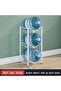 3-Tier Stainless Steel Water Bottle Storage Rack - 8
