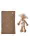 Brown Color Knitwear Baby Blanket Si and Sleeping Companion - 2 Pieces