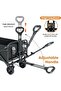 Multi-Functional Collapsible Wagon Cart for Outdoor and Home Use, Heavy-Duty Frame, Large Capacity F - 4