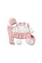 100% Cotton 5 Pieces Floral Embroidered Box of Peter Pan collar Baby Birth Gift Hospital Release - 3