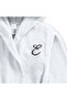 Kids Hooded Bathrobe | Monogrammed Letter 'E' | Soft Cotton Comfort - 2