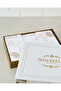 White And Beige 4 Piece Printed Quilt Set (Double Size) - 7