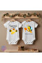 Short-Sleeved Snap-Button Baby Bodysuit with Honey-Themed Double Gift Packaging for Your Aunt.