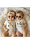 Short-Sleeved Snap-Button Baby Bodysuit with Honey-Themed Double Gift Packaging for Your Aunt. - 3