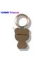 Magsafe Compatible |   Magnetic Cool Cute 2.0 Keychain with Embroidered Teddy Bear and Zipper, Gray - 5