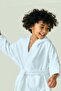 Kids Hooded Bathrobe | Monogrammed Letter 'E' | Soft Cotton Comfort - 4