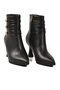 Black Fur Lined Zippered Women's Heeled Boots 9652003 Z - 3