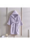 Kids Hooded Bathrobe | Monogrammed Letter 'D' | Soft Cotton Comfort - 3